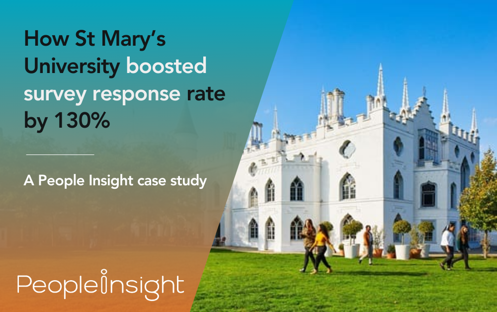 How St Mary’s University boosted survey response rate by 130%